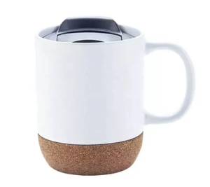 Livraison gratuite depuis l'entrepôt américain : 36 tasses à café en céramique brillantes de 15 oz, vierges pour sublimation, avec poignée et base en <span class=keywords><strong>bois</strong></span> pour le bricolage - Product Image 2