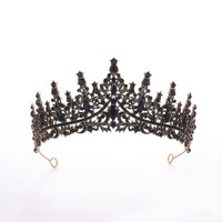 Fantaisie jour mariée cristal couronne diadème princesse coréen strass accessoires De mariage Coronas Decorativas De métal de haute qualité