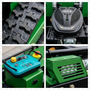 Tondeuse à gazon la moins chère certifiée CE, 500 mm, sur chenilles, adaptée à tous les terrains, Xet-500, moteur haute puissance pour une coupe efficace de l'herbe - Product Image 6