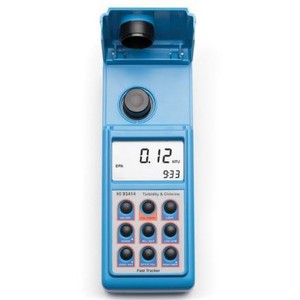 Analizador portátil de turbidez y cloro Hanna HI93414 para pruebas de calidad del agua - Product Image 3