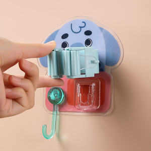 Cartoon Mop <b>Hook</b> Wall Mounted No Drilling Bathroom Storage For Umbrella Bag Holder - Product Image 3