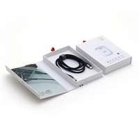 Câble de données USB personnalisé de haute qualité, chargeur, emballage papier avec boîte d'emballage en carton blister