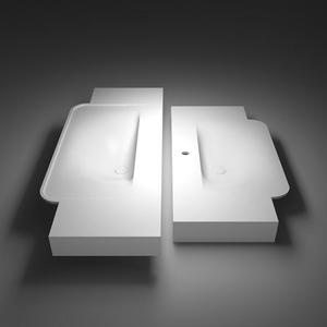 Baignoire autoportante de luxe en pierre artificielle, écologique, étanche, avec massage combiné (jets d'air et hydromassage), 40 jets, drain inclus, appartement - Product Image 2