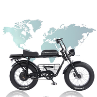 Vélo tout-terrain électrique à pneus larges de 20 pouces Vélo de montagne électrique 48V1500W Vélo électrique urbain 48V500W