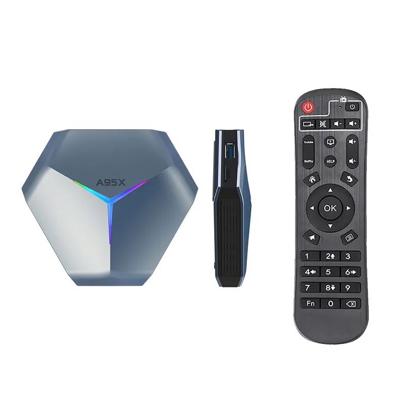 Vente en gros de décodeurs TV 2.4G 5G WiFi Bluetooth 4.1 compte android box tv