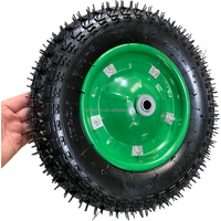NSPM7026 Roues pivotantes en caoutchouc Roues pneumatiques gonflables pour chariot manuel Roues pneumatiques pour brouette Pneu pneumatique 3.50-8