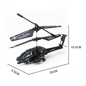 Hélicoptère <span class=keywords><strong>Apache</strong></span> 3,5 canaux IR avec gyroscope, télécommande infrarouge, mini avion volant jouet pour enfants, aventure de vol en intérieur - Product Image 4