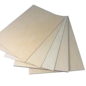 FSC manufacture Natural Wood sheets Laser Cutting Commercial Basswood Plywood Basswood