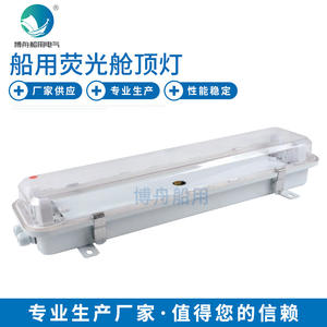 Lámpara de Techo Fluorescente LED JCY42-2EF para Cabina, Color Marino, Temperatura de Color 6000K, 12W/24W, Control por Interruptor, Plástico, para Hogar y Oficina - Product Image 1