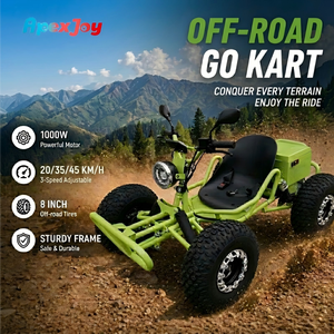 Professional 1000W Electric Jumping Go Kart 47 Deg Climbing 48V 60V Adult Off-Road Bouncing Buggy <strong>Card</strong> Start Resort <strong>Racing</strong> Fleet - Product Image 1