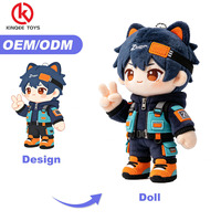 Figurine en peluche personnalisée de personnage d'anime, mini poupée mignonne pour distributeur automatique, design personnalisé, marque privée