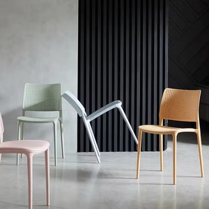 Modern Design <b>Stackable</b> <b>Outdoor</b> <b>Chairs</b> Colorful PP Plastic Home Furniture Dining <b>Chair</b> - Product Image 4