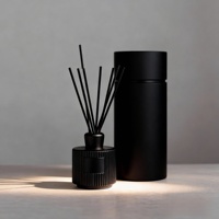 CH Coffret cadeau de luxe personnalisé Ensemble bougie parfumée et diffuseur en céramique de marque privée Ensemble de diffuseurs de roseaux de parfum de maison de luxe