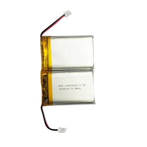 China Supplier 853450 3.7v 1500mah Lithium Polymer Battery Pack lipo battery cell LP524462 563567 703450 755040 504050