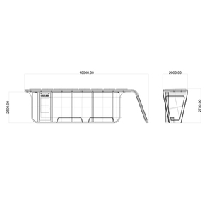 Parada de Autobús Solar de Acero para Exteriores, Diseño Moderno Inteligente y Personalizado, de Alta Calidad y Ecológica para Transporte Público - Product Image 6