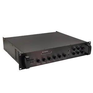 Sistema de endereço público 6 amplificador de som da zona 130w pa mixer amplificador 70w, 130w, 180w, 260w, 300w, 360w, 500w, 660w, 800w