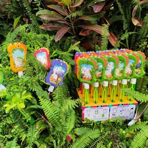 Juguete de Burbujas 2 en 1 Creativo 2025, Mini Soplador de Burbujas de Plástico con Forma de Dinosaurio y Pizarra de Dibujo para Niños - Product Image 1