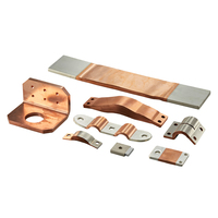 CHJINMAO Barre omnibus en cuivre personnalisée, flexible, noire et orange, en feuille de cuivre, prix imbattable, équipement de distribution d'énergie pour batteries