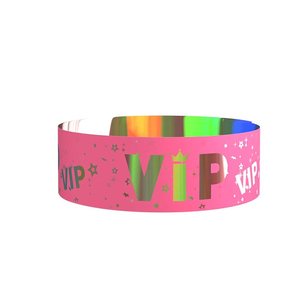 Bracelets lumineux étanches en PVC imprimé avec logo personnalisé et bracelets de sport en Tyvek pour événements - Product Image 3