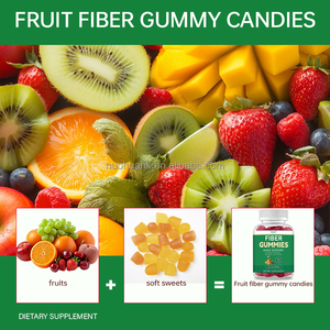 Gomitas de Fibra de Frutas, Suplemento Dietético, Masticables Suaves, Apoyo Diario para Adultos, Hombres y Mujeres - Product Image 3