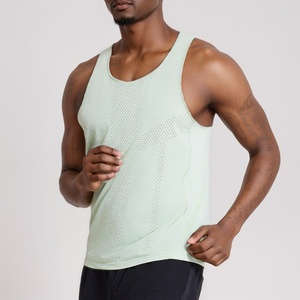 Custom Men's Sports Sleeveless Shirts Slim Fit Training Athletic Workout Vest - Product Image 1