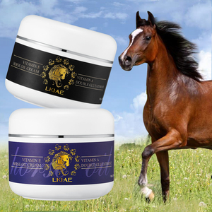 Crème Visage et Soin <span class=keywords><strong>de</strong></span> la Peau Hydratante <span class=keywords><strong>Éclaircissant</strong></span>e Bio à l'Huile <span class=keywords><strong>de</strong></span> Cheval et au <span class=keywords><strong>Beurre</strong></span> <span class=keywords><strong>de</strong></span> <span class=keywords><strong>Karité</strong></span>, Vitamines E&A, Marque Privée ODM OEM - Product Image 3