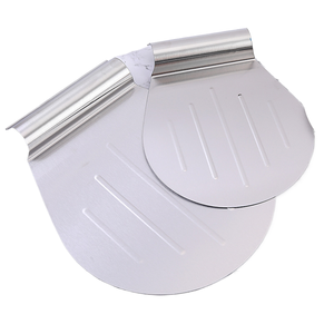 Plateaux <span class=keywords><strong>de</strong></span> cuisson métalliques portables avec bord roulé ergonomique pour déplacer facilement les pizzas et les biscuits hors des moules - Product Image 4