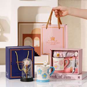 Ensemble cadeau de tasses et de gobelets en céramique créatifs pour anniversaire, mariage, fête d'entreprise, événements de renforcement d'équipe - Product Image 4
