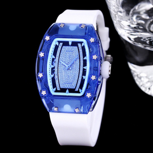Montre Tourbillon Transparente Ornée de Diamants, Montre de Luxe Audacieuse pour Événements Tapis Rouge, Soirées Mode, Montre de Style de Vie Premium - Product Image 2