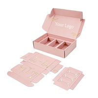 Caja de Cartón Corrugado con Logotipo Personalizado de Fábrica OEM, Caja de Embalaje Plegable Personalizada, Caja de Envío Personalizada, Caja de Correo de Papel