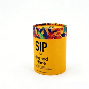 Food Grade Paper Tube Packaging for Candy with Aluminum Foil Paper Cylinder <b>Box</b> Customize Size and Design - Product Image 4