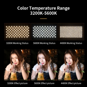 Pro LED 600 fotografía LED Panel <span class=keywords><strong>de</strong></span> luz Cámara teléfono Selfie transmisión en vivo belleza maquillaje foto estudio Video <span class=keywords><strong>película</strong></span> lámpara plana - Product Image 5