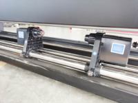 Alta velocidad de gran formato 10FT 3,2 M Banner Tarpaulin Plotter Papel de pared Película ligera Lienzo Eco Solvente Impresora de inyección de tinta