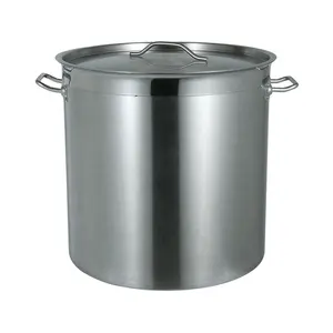 Riesige Edelstahl Aluminium Stock pot Küche