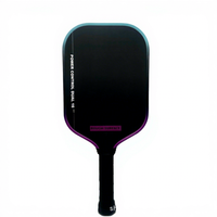 Raquette de pickleball Surface RT65 Custom 16mm 3SDual améliorée, double cœur, thermoformée en fibre de carbone T700, 225g