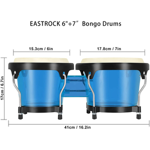 Tambor de Percusión de Mano en Varios Colores, Venta Caliente, Tambor <span class=keywords><strong>Bongo</strong></span> Económico OEM <span class=keywords><strong>para</strong></span> Niños, Adultos y <span class=keywords><strong>Principiantes</strong></span> - Product Image 2