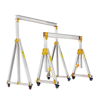 Grue portique mobile en acier de 10 tonnes pour entrepôt, avec palan électrique, haute efficacité, composants de transmission légers, 25m