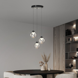 Modern Minimalist Three-Headed Pendant <b>Light</b> Unique Nordic Style <b>Dining</b> Room Bar Table Lamp Creative Design for Lighting - Product Image 2