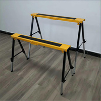 Chevalet pliant en métal de haute qualité, support de coupe de bois pour le travail du bois, réglable, banc de travail pour le travail du bois