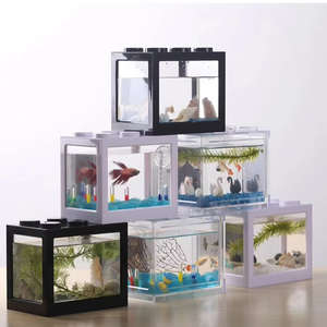 Mini Kleine Acryl Bouwstenen Betta <span class=keywords><strong>Aquarium</strong></span> <span class=keywords><strong>Aquarium</strong></span> - Product Image 2