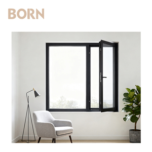 <span class=keywords><strong>Precio</strong></span> <span class=keywords><strong>de</strong></span> fábrica, <span class=keywords><strong>puente</strong></span> roto personalizado, <span class=keywords><strong>rotura</strong></span> térmica, marco <span class=keywords><strong>de</strong></span> aluminio impermeable, ventana abatible Interior para oficina en casa - Product Image 2