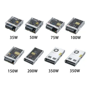 CE RoHS unità smps tensione costante 5V 12V 24V 36V 48V 15W 25W 35W 50W 100W 150W 200W 350W AC DC led alimentatore Switching