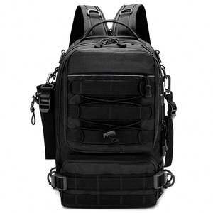 Wholesale New Men's <b>Tactical</b> <b>Backpack</b> Single Double Shoulder Multi-Function Outdoor Travel Large Capacity Chest Bag <b>Backpack</b> - Product Image 6