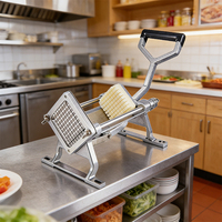 YYHB RVS Gemotoriseerde Friet Snijder 13x13mm Rooster Restaurant Gebruik Hygiënisch Ontwerp Eenvoudige Wisseling 10kg/u Capaciteit