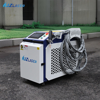 Mesin pemotong Laser 4 dalam 1 produktivitas tinggi, mesin pembersih las Laser 1500W 2000W 3000W untuk baja antikarat aluminium