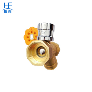 Tiêu chuẩn quốc gia 1/2 "-2in Brass có thể khóa Bóng Nước Van đồng hồ nước khóa van với an ninh khóa chìa khóa bóng van - Product Image 4