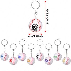 Llavero de Pelota de Espuma PU para Aliviar el Estrés, con Logotipo Personalizado, Mini Juguete Antiestrés de Espuma, Aliviador de Estrés Promocional para Deportes - Product Image 5