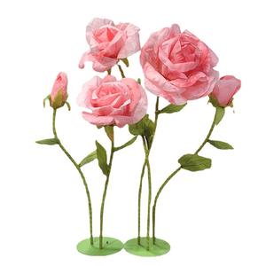 ดอกไม้ปลอมทำจากกระดาษย้อมสีขนาดยักษ์สำหรับตกแต่งงานแต่งงานทำจาก <span class=keywords><strong>L736</strong></span> - Product Image 1