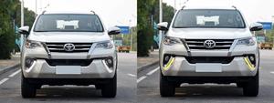 Smrke <span class=keywords><strong>Voiture</strong></span> LED <span class=keywords><strong>Pour</strong></span> Toyota Fortuner 2015 2016 DRL <span class=keywords><strong>Lumière</strong></span> Du <span class=keywords><strong>Jour</strong></span> Avec Clignotant Jaune - Product Image 5