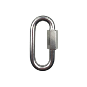 נירוסטה O צורת שרשרת קישורים מחבר קטן טיפוס נעילת Carabiner קישור מהיר - Product Image 2